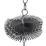 Brosse de balayage de la cheminée Vidaxl autour de Ø 20 cm