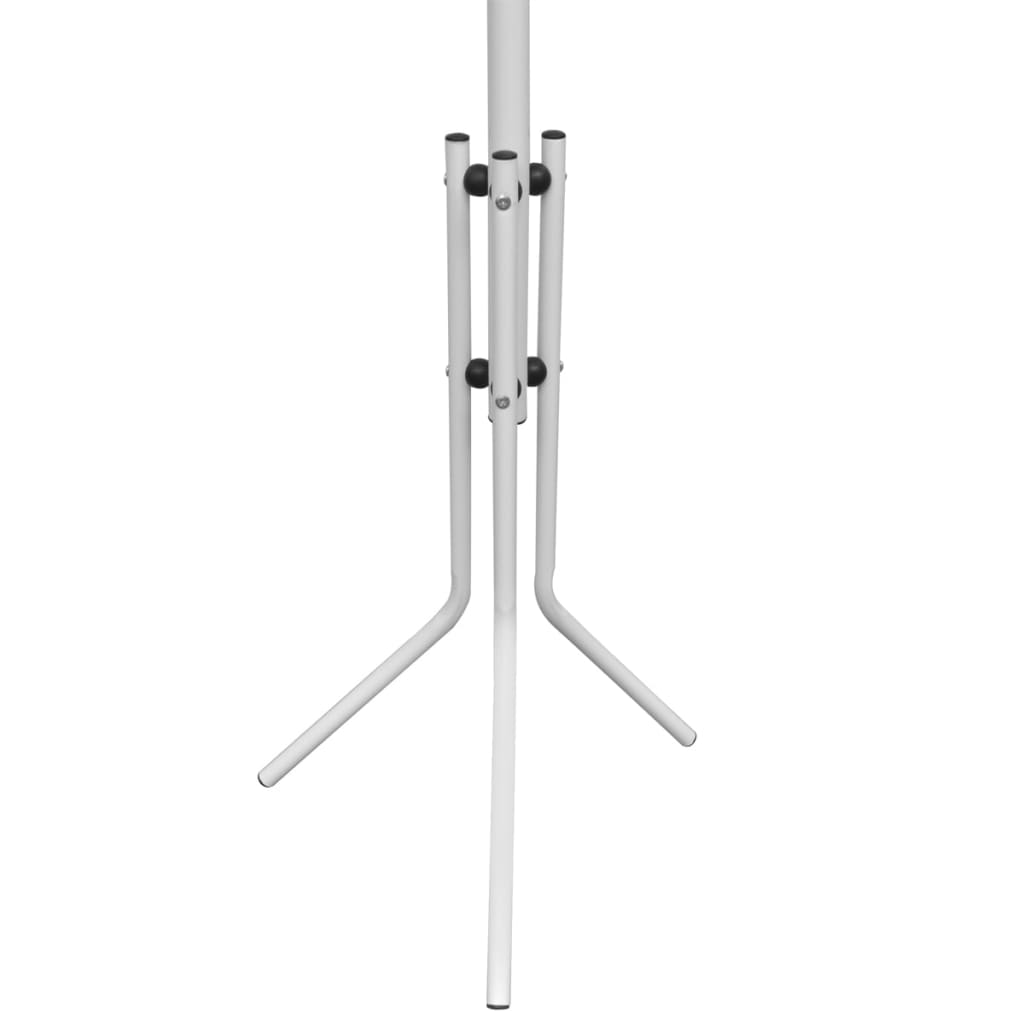 Vidaxl Coat Rack Metal White