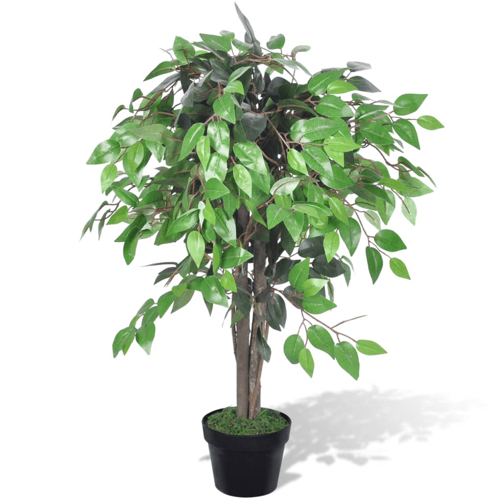 VidaXL Kunst fig tree with pot 90 cm