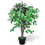 VidaXL Kunst fig tree with pot 90 cm