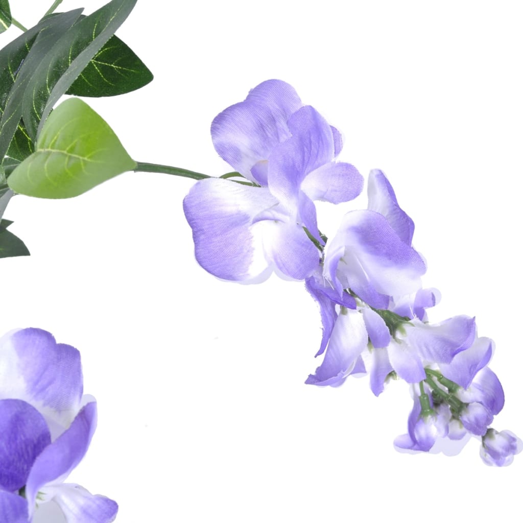 Vidaxl Plant Artificial Blue Rain con pentola 120 cm