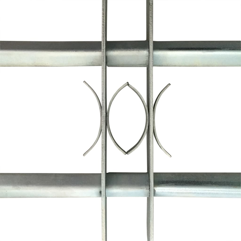 VidaXL Window protection adjustable with 2 cross-rods 500-650 mm