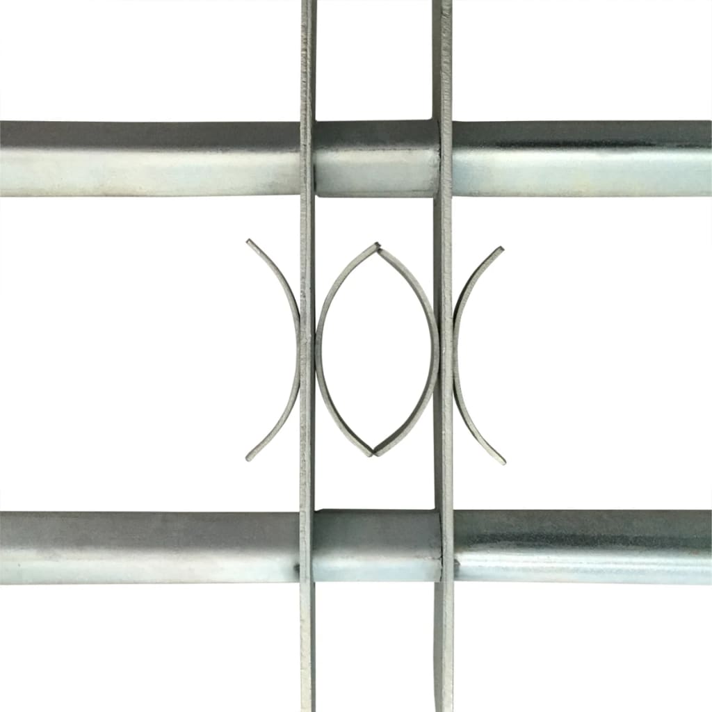 VidaXL Window protection adjustable with 2 cross-rods 1000-1500 mm