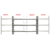 Vidaxl Window protection adjustable with 3 cross-rods 500-650 mm