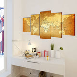 Vidaxl Canvas Canvas SING TISK TISK SET SVETOVICA 100 x 50 cm