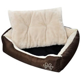 VidaXL dog basket with led pillow l