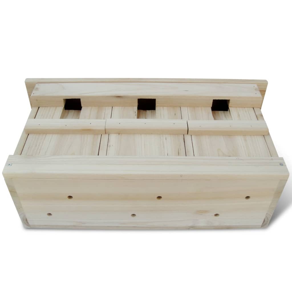 Vidaxl Nest box for house sparrow 44 x 15.5 x 21.5 cm
