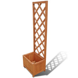 VidaXL Planter with climbing frame 40x30x135 cm