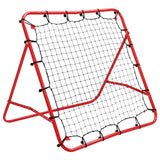 Rebitador de kickback de futebol Vidaxl Ajustável 100x100 cm