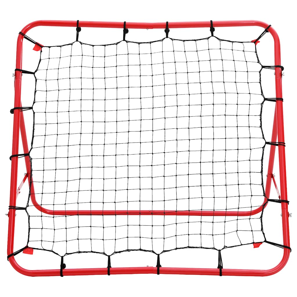 Rebitador de kickback de futebol Vidaxl Ajustável 100x100 cm