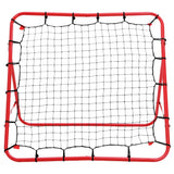 Rebitador de kickback de futebol Vidaxl Ajustável 100x100 cm