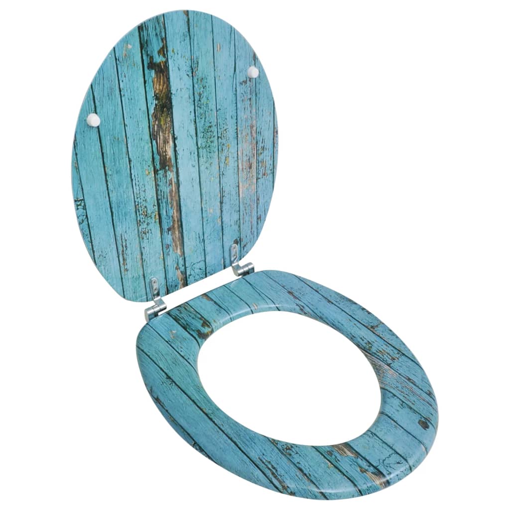 Vidaxl Sedile del water con design in legno MDF