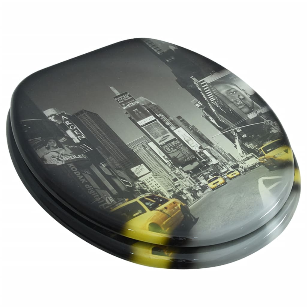 Vidaxl toalety z MDF z New York Dessin