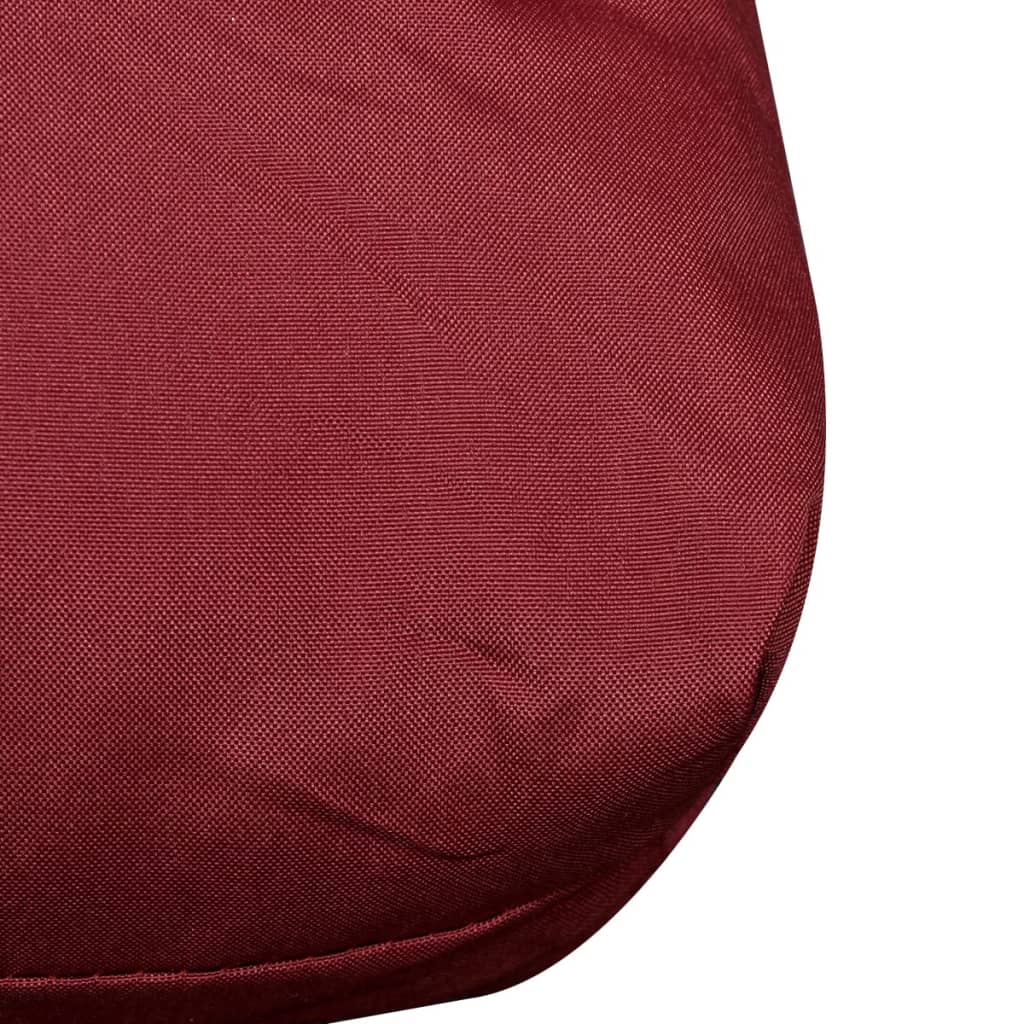Vidaxl Back cushion upholstered 120x40x10 cm wine red