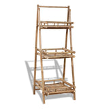 VIDAXL PIANTE RACCHIO BAMBOO pieghevole a 3 strati