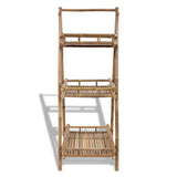 VIDAXL PIANTE RACCHIO BAMBOO pieghevole a 3 strati
