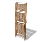VIDAXL PIANTE RACCHIO BAMBOO pieghevole a 3 strati