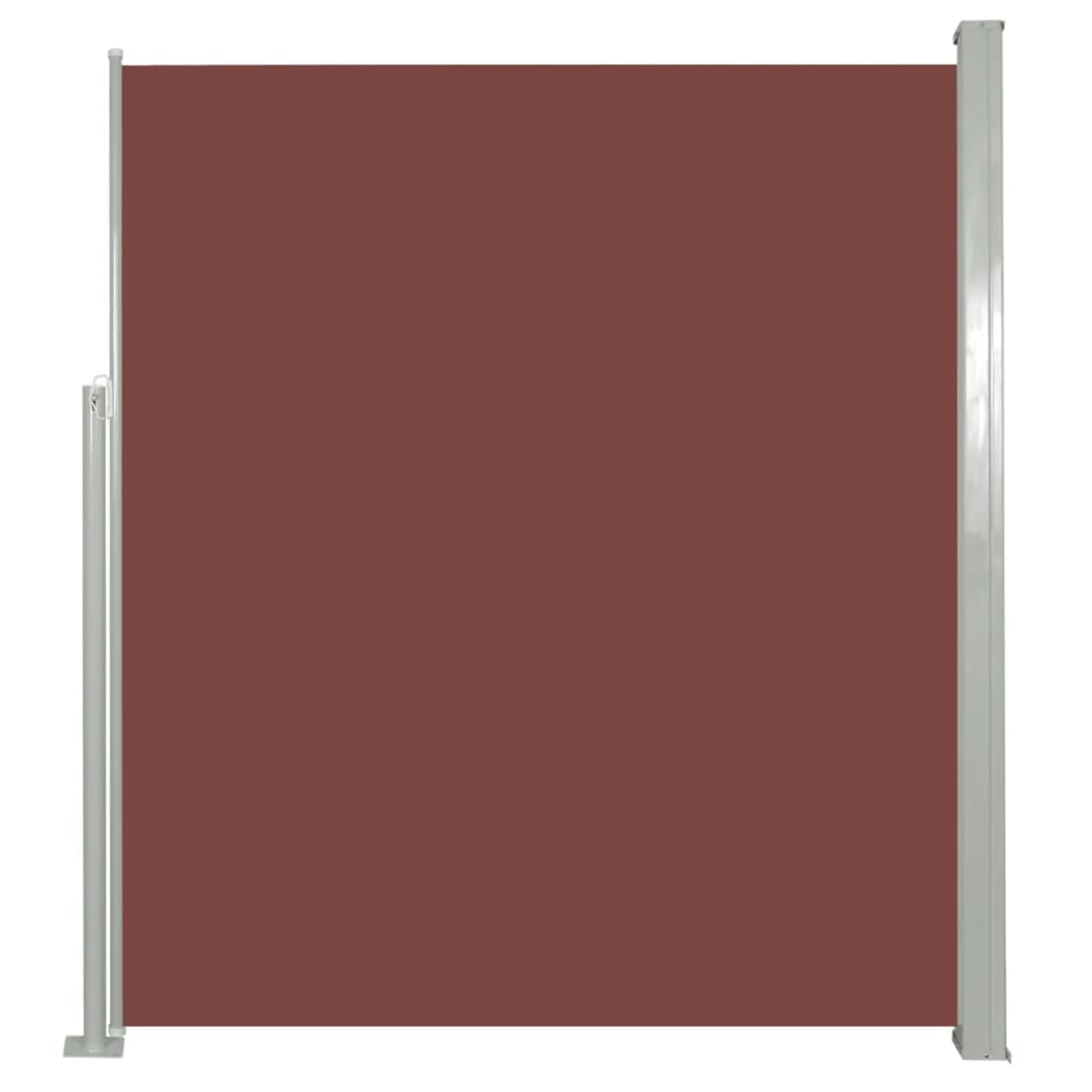 Vidaxl retractable garden screen 160x300 cm brown