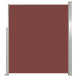 Vidaxl retractable garden screen 160x300 cm brown