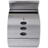 Nerezová ocel Vidaxl Letterbox
