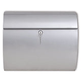 Vidaxl letterbox stainless steel
