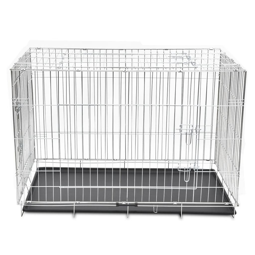 Vidaxl Dog Bank składany xxl metal