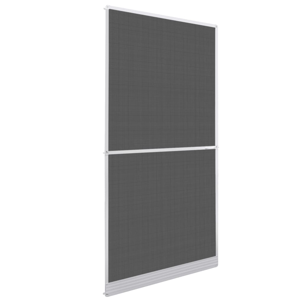 Vidaxl screen door with hinges 100x215 cm white