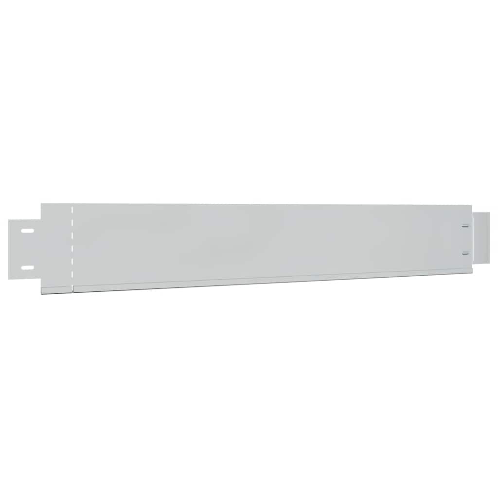 Vidaxl 5 St Grassboard flexível 100x14 cm de aço galvanizado