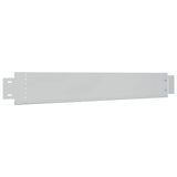 Vidaxl 5 St Grassboard flexível 100x14 cm de aço galvanizado