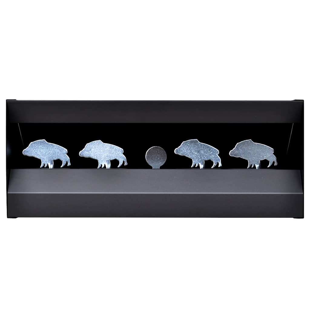 Vidaxl Střelba skříně magnetická s cíli 4+1 design divokého kabinu