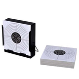 Vidaxl square shooting cabinet with 100 paper targets 14 cm