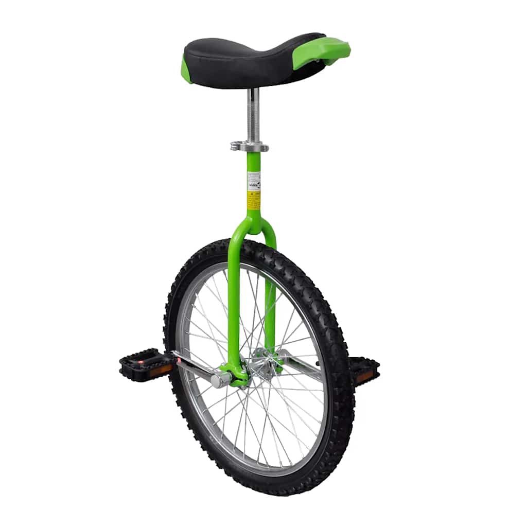 Vidaxl Unicycle Regolable 20 pollici verde