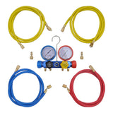 Vidaxl Manometer 4-Richtung Set an Späichermëttel