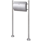 VidaXL Letterbox on Stand Stainless Steel