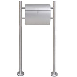 VidaXL Letterbox on Stand Stainless Steel