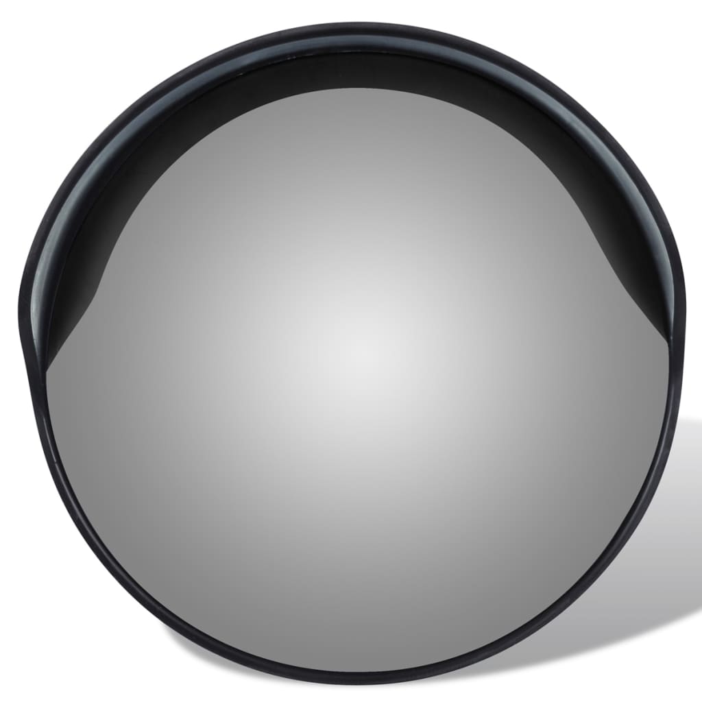 Lusterka ruchu vidaxl do zewnętrznego 30 cm PC Plastikowe czarne