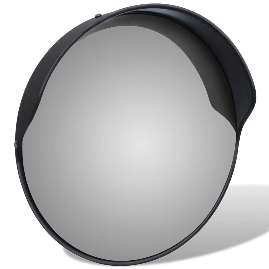 Lusterka ruchu vidaxl do zewnętrznego 30 cm PC Plastikowe czarne