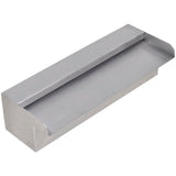 Piscina Vidaxl piscina caduta caduta rettangolare in acciaio inossidabile da 30 cm
