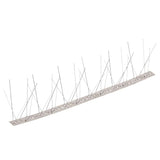Vidaxl Bird and pigeon pins with 5 rows 6 st 3 m Stainless steel
