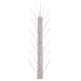 Vidaxl Bird and pigeon pins with 5 rows 6 st 3 m Stainless steel