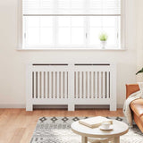 Vidaxl Radiatorom Construction 152 cm MDF bianco