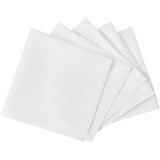 Vidaxl ubrousky bílé 10 kusů 50 x 50 cm