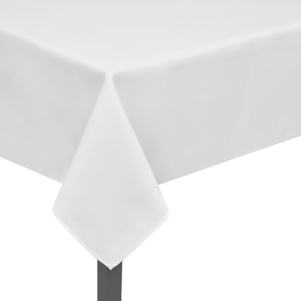 Vidaxl tablete bele 5 kosov 130 x 130 cm
