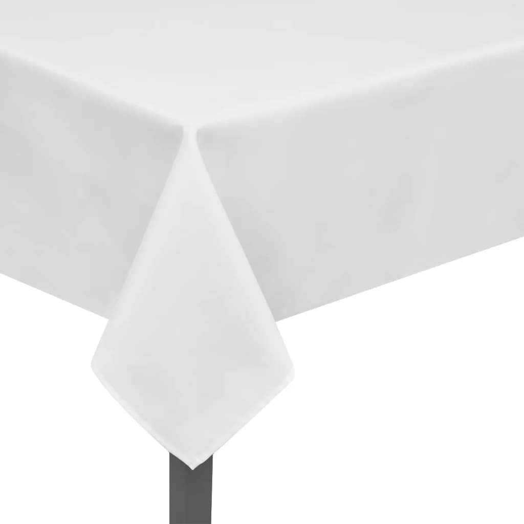 Vidaxl Pëllen wäiss 5 Stéck 2 130 x 130 cm