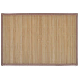 Vidaxl 6 ST Placemats 30x45 cm bamboo brown