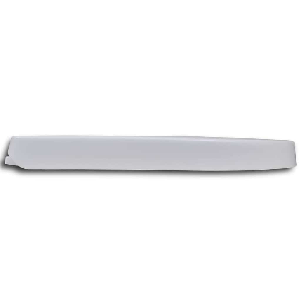 Vidaxl toilet seat soft-close square white