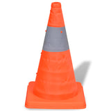 VIDAXL -Verkehrskegel faltet 42 cm 5 Teile