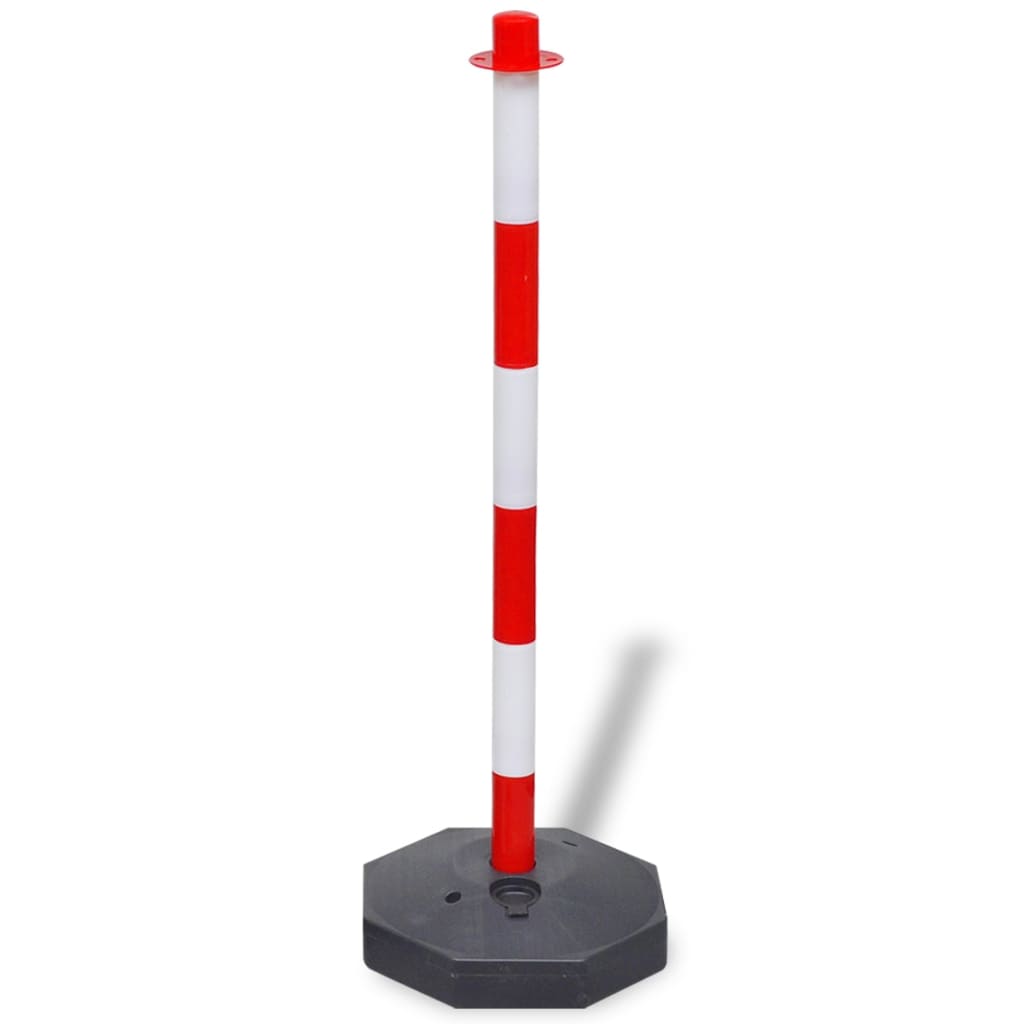 VIDAXL -Ketten -Post -Set mit Plastikkette 10 m