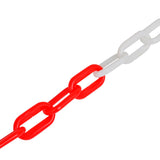 Catena di sicurezza Vidaxl 30 m di plastica rossa e bianca