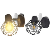 Nástěnné lampy Vidaxl 2 st s LED průmyslový styl černé